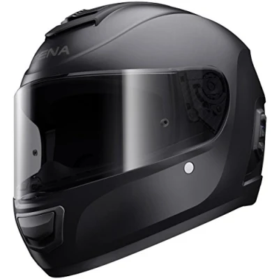 Abbildung von Sena Momentum Lite, Bluetooth Helm, Integralhelm, Matt Black, Größe XS, ECE