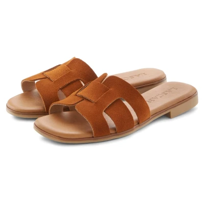 Abbildung von LASCANA Mule, Sandale, offener Schuh Pantolette aus hochwertigem Leder