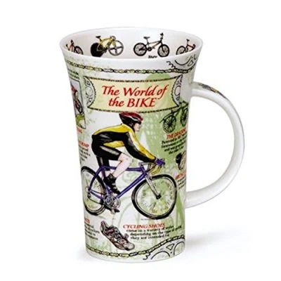 Abbildung von Becher Tasse Form Glencoe Motiv &quot;The World of the Bike&quot;