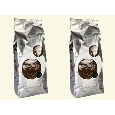 Abbildung von Mauri &amp; Peppe Maxi Crema 2000g Ganze Kaffeebohnen Original Italienisches Rösthandwerk für höchste Ansprüche! Kaffee, Cappuccino, Espresso, Latte Macchiato