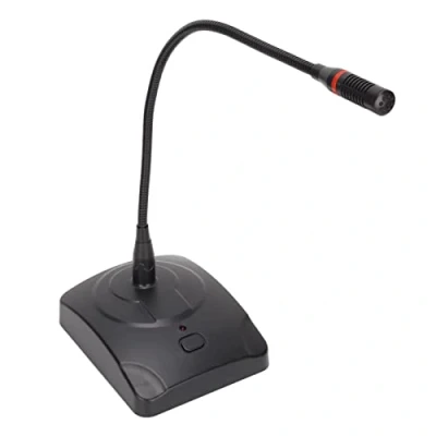 Abbildung von Annadue Desktop Microphone,Kabelgebundenes Tischmikrofon,Omnidirektionales Kondensator Mikrofon, 360 Einstellbarer Schwanenhals, mit XLR auf 6,35mm Kabel,für Konferenz/Web Sprach/Podcasts usw