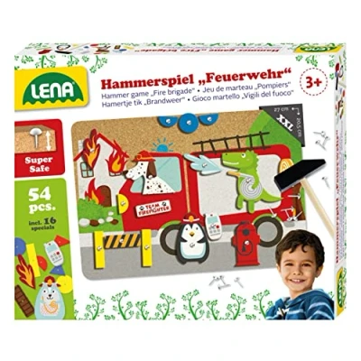 Abbildung von Lena® Spiel, Kinderspiel Hammerspiel Feuerwehr
