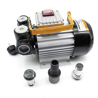 Abbildung von KOLHGNSE Dieselpumpe Selbstansaugend, 20 60L/min Kraftstoffpumpe Heizölpumpe Fasspumpe 230V 550W 2800U/min