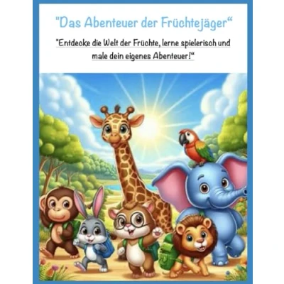Abbildung von &quot;Das Abenteuer der Früchtejäger“: &quot;Entdecke die Welt Früchte, lerne spielerisch und male dein eigenes Abenteuer!“ Raten Malen Wissen (&quot;Teddy &amp; Friends&quot; Wissen, Band 1)