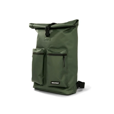 Abbildung von Recycelte Shopper Fahrradtasche Urban Proof Rolltop Backpack 20 Liter 34 X 13 46 Cm Grün