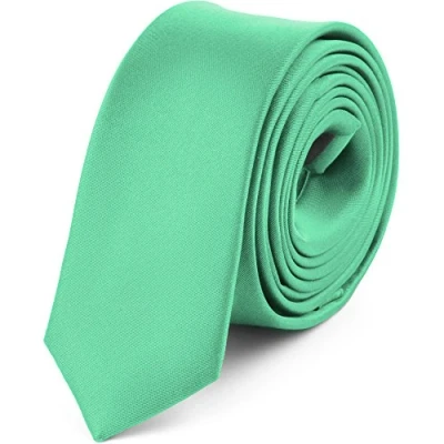 Abbildung von Ladeheid Herren Schmale Krawatte SP 5 (150cm x 5cm, Minze)