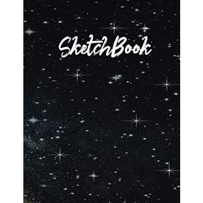 Abbildung von Sketchbook: Drawing Book to Practice Sketching, Drawing, Writing and Doodling Notebook Pad for Creative Artists 8.5x11 120 PagesGalaxy Edition
