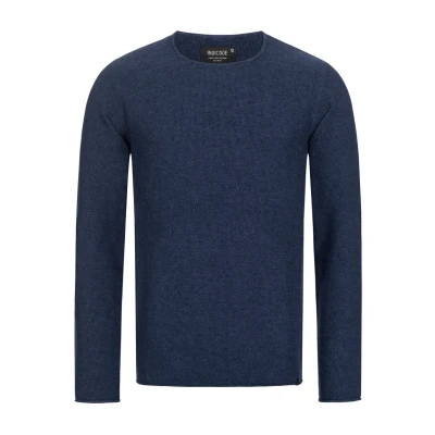 Abbildung von Indicode Jeans Loakim Strickpullover, Herren, Größe: Small, Navy