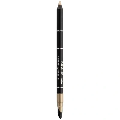 Abbildung von IMPALA Wasserdichter Eyeliner mit Silikon, Antikgoldener Farbton Nº 17 Präziser Strich oder rauchiger Effekt Leicht aufzutragende cremige TexturIntensive, lang anhaltende und wasserfeste Farbe