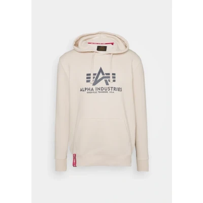 Abbildung von Alpha Industries Hoody Kapuzenpullover, Herren, Größe: Medium, Stream white