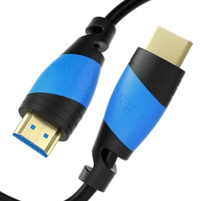 Abbildung von JAMEGA HDMI 2.0 Kabel High Speed mit Ethernet 4K HDR 2160p 3D Full U HD ARC Kabel, 2.0, Typ A Stecker auf (50 cm)