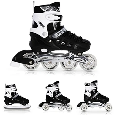 Abbildung von Inliner Mit Der Austasuschbaren Eishockey kufe Nils Extreme NH10905