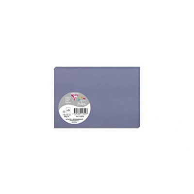 Abbildung von Clairefontaine 11329C Packung mit 25 Karten Pollen in Format C6, 110 x 155mm, 210g, Vergissmeinnicht