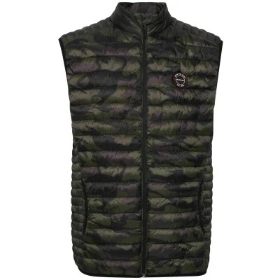 Abbildung von Indicode Jeans Iddavide Weste, Herren, Größe: Large, Dired camouflage