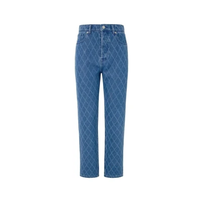 Abbildung von Pepe Jeans UHW Diamond Straight Leg, Damen, Größe: 25x28, Denim