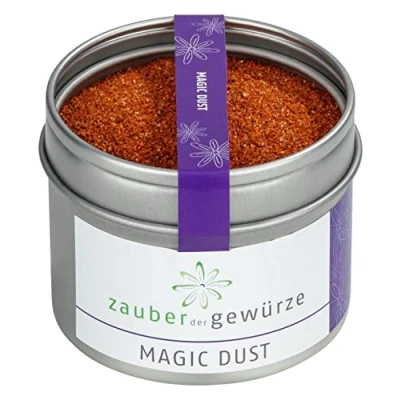 Abbildung von Zauber der Gewürze Magic Dust BBQ Rub als Marinade für Fleisch, Grillgewürz Pulled Pork, Premium Qualität in wiederverschließbarer Aroma Dose, 75 g