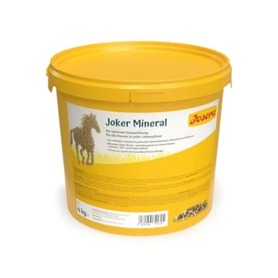 Abbildung von JOSERA Joker Mineral (1 x 4 kg) Pferd Premium Pferdefutter für alle Rassen &amp; jeder Lebensphase optimales Mineralfutter Pferde zur Unterstützung von Haut , Fell und Hufgesundheit 1er Pack