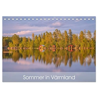 Abbildung von Schwedischer Sommer in Värmland (Tischkalender 2025 DIN A5 quer), CALVENDO Monatskalender