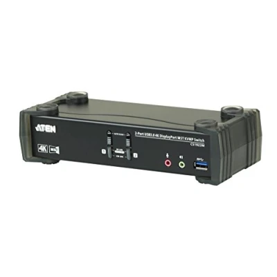 Abbildung von ATEN CS1922M 2 Port USB 3.0 4K DisplayPort MST KVM Switch schwarz