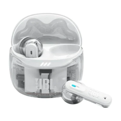 Abbildung von JBL Tune Flex Ghost 2, Kabellose Bluetooth In Ear Ohrhörer mit Noise Cancelling, 48 h Wiedergabezeit, IP54 wasser und staubgeschützt, Multipoint Verbindung, Ergonomisches Design, White