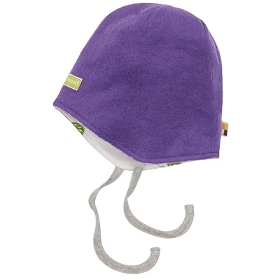 Abbildung von loud + proud Unisex Kinder Lt1 Fleece, GOTS Zertifiziert Beanie Mütze, Violet, 42 44 EU
