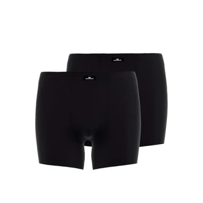Abbildung von Götzburg LONG 2ER PACK Panties, Herren, Größe: Large, Schwarz dunkel uni