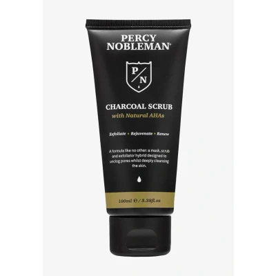 Abbildung von Percy Nobleman Charcoal Scrub WITH Natural AHAS Gesichtspeeling, Herren, Größe: 100 ml,