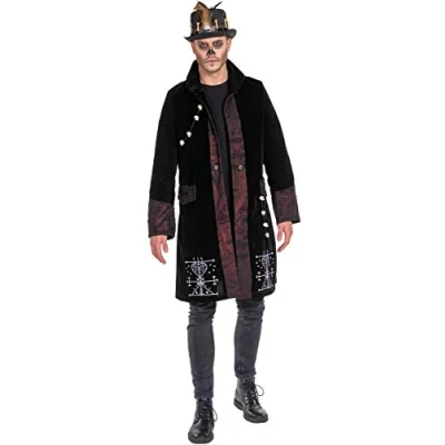 Abbildung von Party x People Hexen Kostüm Voodoo Priester Halloween Puppe Ritual Hexe Magier Herren