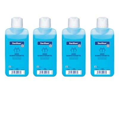Abbildung von 4x 500ml Flasche Sterillium Hygiene Händedesinfektion Desinfektionsmittel ohne Zubehör