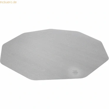 Abbildung von Floortex Bodenschutzmatte Gaming, Zocken, E Sports, Polycarbonat, transparent, für nieder bis mittelflorige Teppiche, Original, 96 x 98 cm