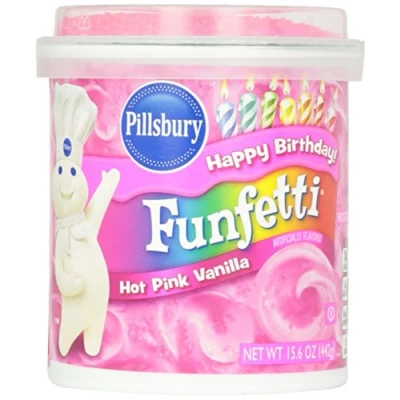 Abbildung von Pillsbury Funfetti Hot Pink Vanilla Frosting 442g