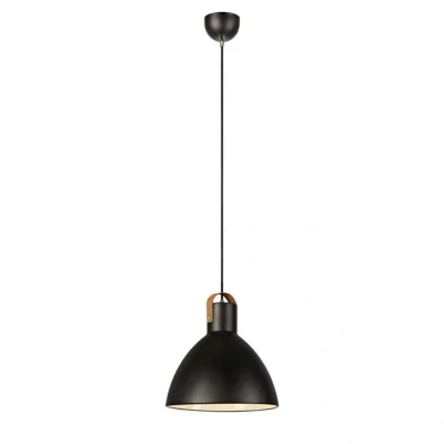 Abbildung von Hängelampe Eagle mit Metallschirm Ø 35 cm schwarz