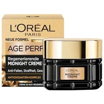 Abbildung von L&#039;ORÉAL PARIS Anti Aging Creme Falten Regenerierende Nachtcreme Age Perfect 50ml