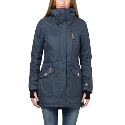 Abbildung von Berydale Damen Funktionsparka Jacke, Marine Gefütterter Winter Parka, L EU