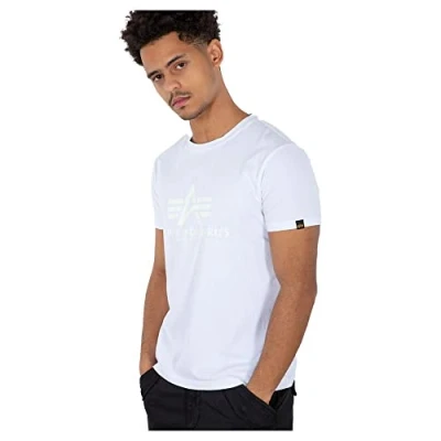 Abbildung von Alpha Industries Herren Basic T Kryptonite Shirt, White, L