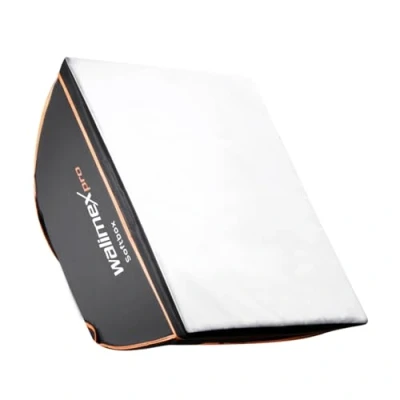 Abbildung von Walimex pro Softbox Orange Line 40x40, Schwarz, Weiß