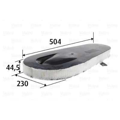 Abbildung von VALEO 585803 Luftfilter 45 230 504 Filtereinsatz BMW: 5 GT, Limousine, Touring