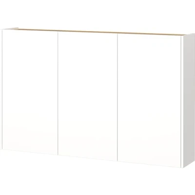 Abbildung von Germania Mehrzweckschrank 1346 513 GW Libbiano, in Weiß/Navarra Eiche Nb., mit geringer Tiefe, 138 x 87 25 cm (BxHxT)