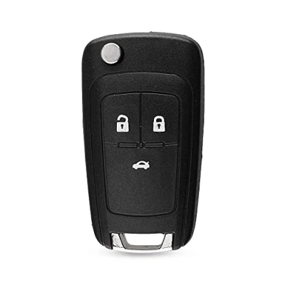 Abbildung von Kelay Car Key Case Remote Control Replacement Compatible for Opel Buick Astra Insignia Vectra Chevrolet Cruze Aveo Spark Captiva Orlando Black 3buttons
