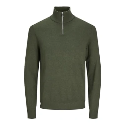 Abbildung von Jack &amp; Jones Jjeemil Strickpullover, Herren, Größe: XS, Kombu green