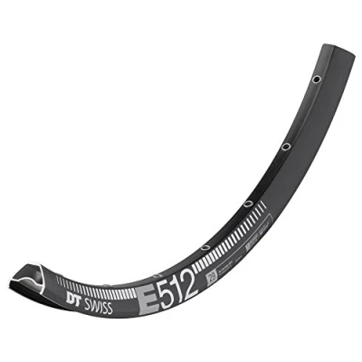 Abbildung von DT Swiss E 512 Fahrrad Felge Schwarz // 622 25 (29&#039;&#039;) Disc, Ausführung:28 Loch. geöst, Dimension:622 Disc