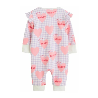 Abbildung von Next Regular FIT Family TWO WAY ZIP Pyjama für Kinder, Größe: 74, Lilac purple
