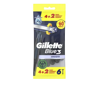 Abbildung von Gillette Blue3 Smooth, Blau, 6 Stück(e)