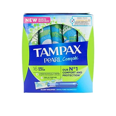 Abbildung von Tampax Compak Pearl Super 18 Unidades