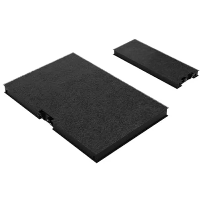 Abbildung von AllSpares Aktivkohlefilter (2 St.) für Dunstabzugshauben geeignet Bosch DWZ0AK0A0, 11018700 Siemens LZ10AKA00, Neff Z51AIA0X0 Constructa 17000965 364x240mm &amp; 250x90mm