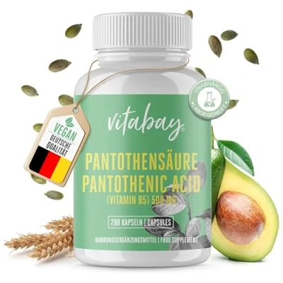 Abbildung von Vitabay Pantothensäure 500 mg Vitamin B5 200 St
