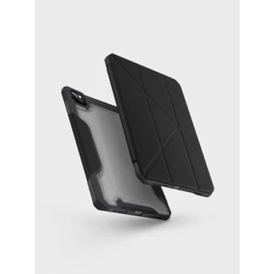 Abbildung von PanzerGlass Tablet Case UNIQ Trexa Apple iPad Pro 11 2020/2021 (2. und 3. Generation) Antimikrobiell schwarz/schwarz