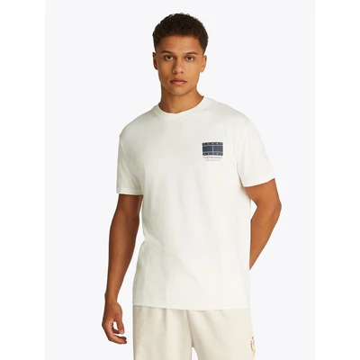 Abbildung von Tommy Jeans DNA Graphic TEE Unisex Tshirt print, Größe: 46, Ecru