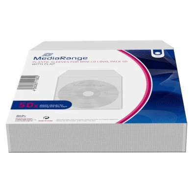 Abbildung von CD / DVD PP Hüllen mit Verschlussklappe 50 st