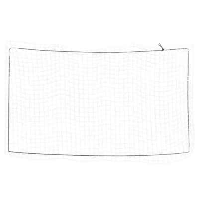 Abbildung von vidaXL Anhängernetz, Hängernetz mit Gummiseil, Abdecknetz für Anhänger, Transportnetz Ladungssicherungsnetz Gepäcknetz, Weiß 2,7x1,5m PP